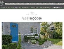 Tablet Screenshot of flisbybloggen.se